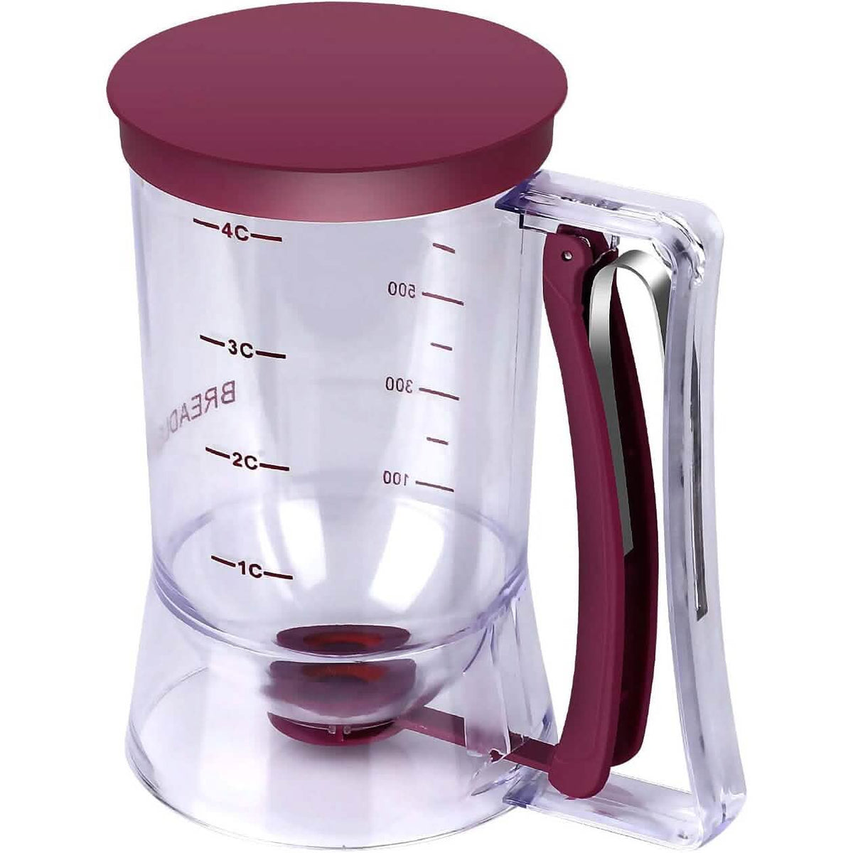 Pancake Cupcake Batter Dispenser Purple Kitchen Tools & Gadgets - Tophatter Daily Deals