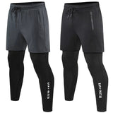 Running Pants Double Layer Pant With Pockets Trousers Pants - Tophatter Daily Deals