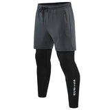 Running Pants Double Layer Pant With Pockets Trousers Pants - Tophatter Daily Deals