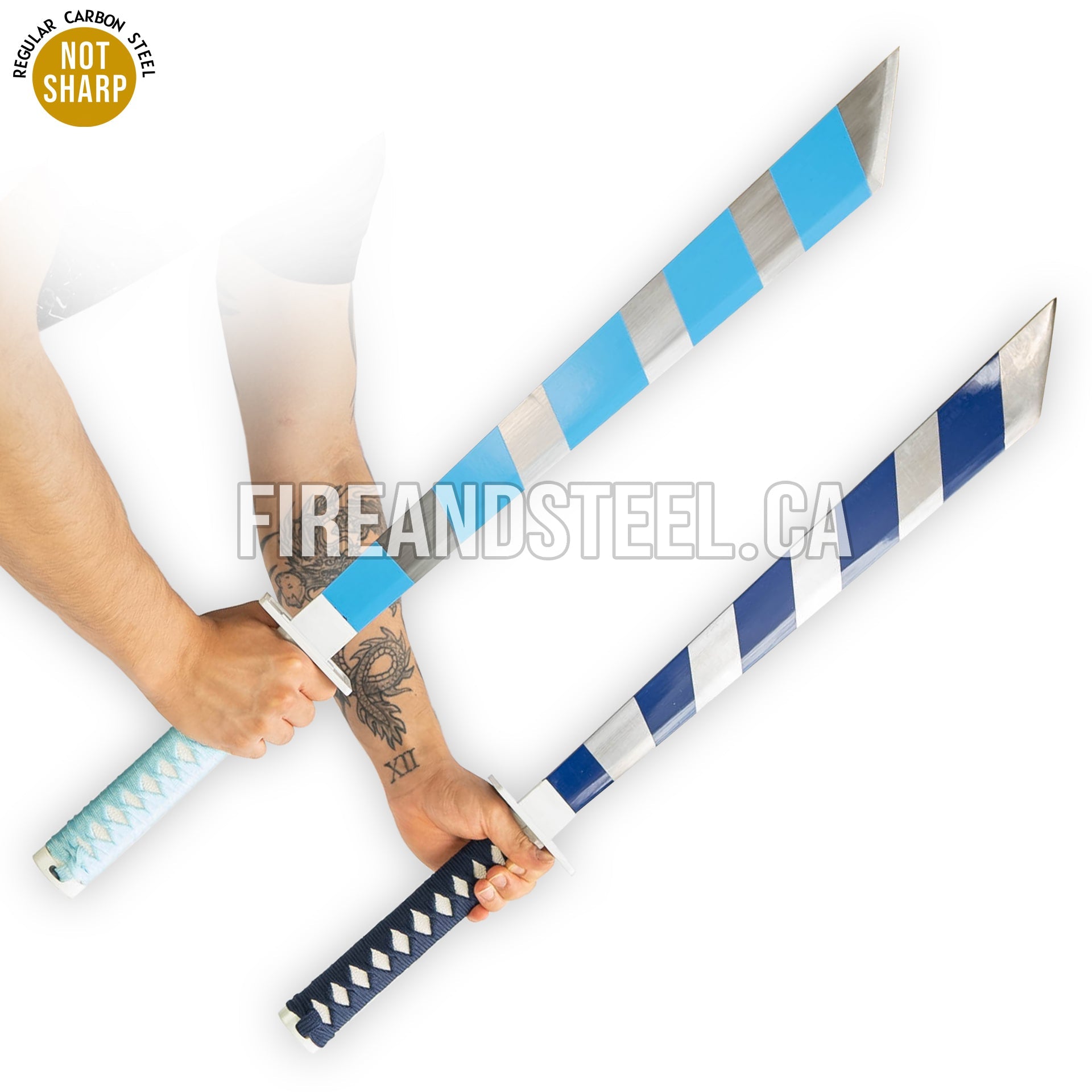 Panty & Stocking with Garterbelt: Stocking’s Stripe Swords (Pair) Anime Sword - Tophatter Daily Deals