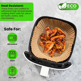 Air Fryer Disposable Paper Liner - 100pcs Non-stick Baking Steamer Paper Liner Parchment Round Home - Tophatter Daily Deals