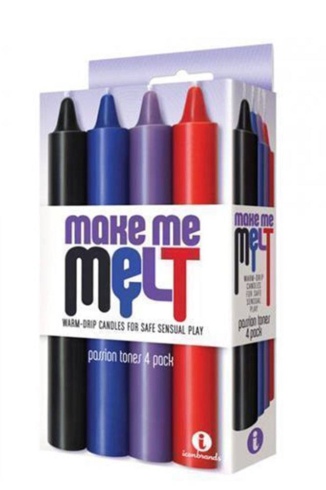 Icon Brands - Make Me Melt - Warm Drip Candles - Passion Tones BDSM - Tophatter Daily Deals