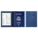 Passport Holder with Vaccination Card Protector Light Blue Handbags & Wallets - Tophatter Daily Deals
