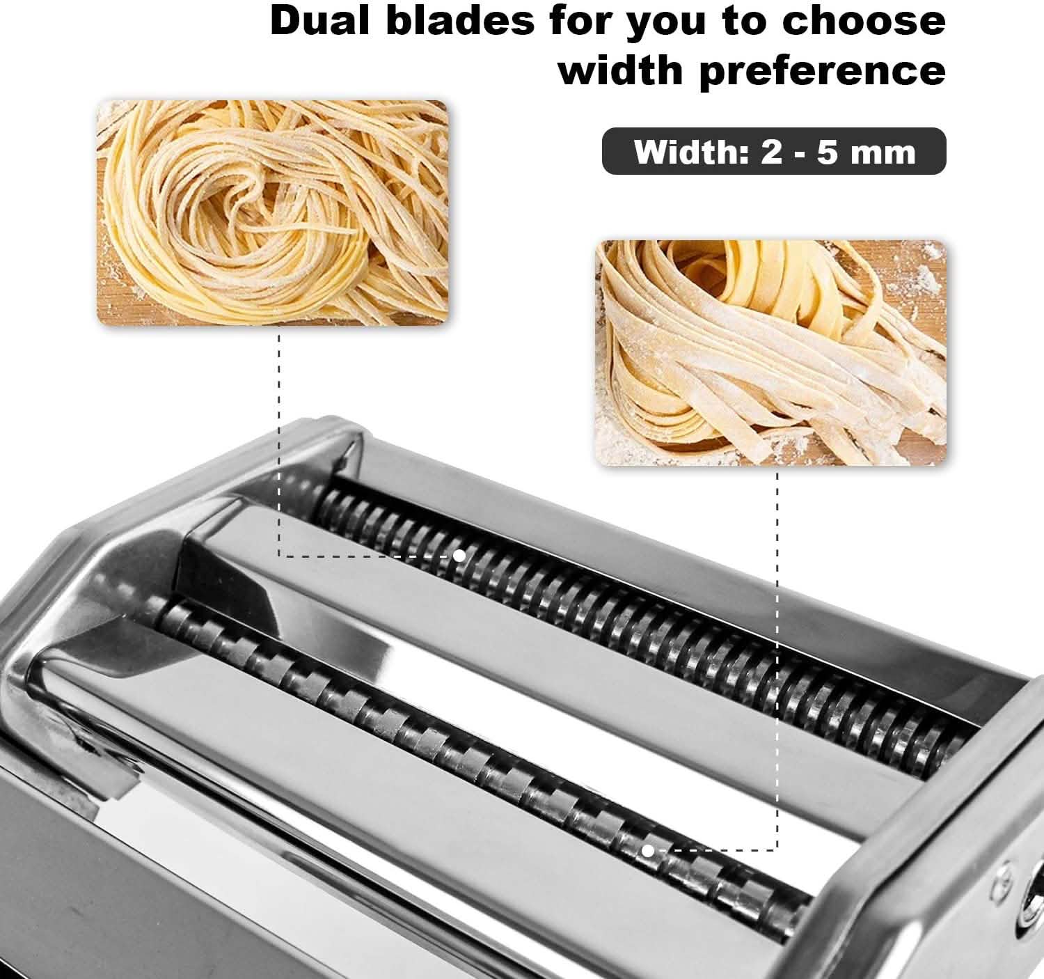 Pasta Maker Roller Machine Fettuccine Kitchen Tools & Gadgets - Tophatter Daily Deals
