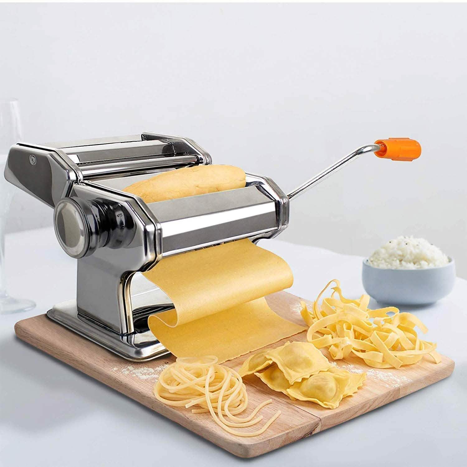 Pasta Maker Roller Machine Fettuccine Kitchen Tools & Gadgets - Tophatter Daily Deals
