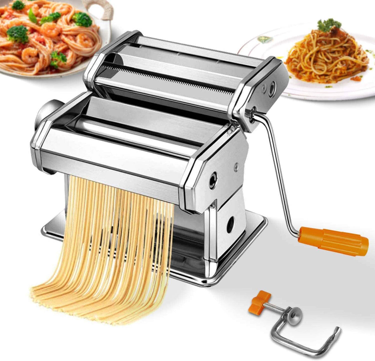 Pasta Maker Roller Machine Fettuccine Kitchen Tools & Gadgets - Tophatter Daily Deals