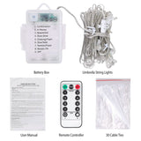 Patio Umbrella Lights 8 Lighting Mode with Remote Control Garden & Patio - Tophatter Daily Deals