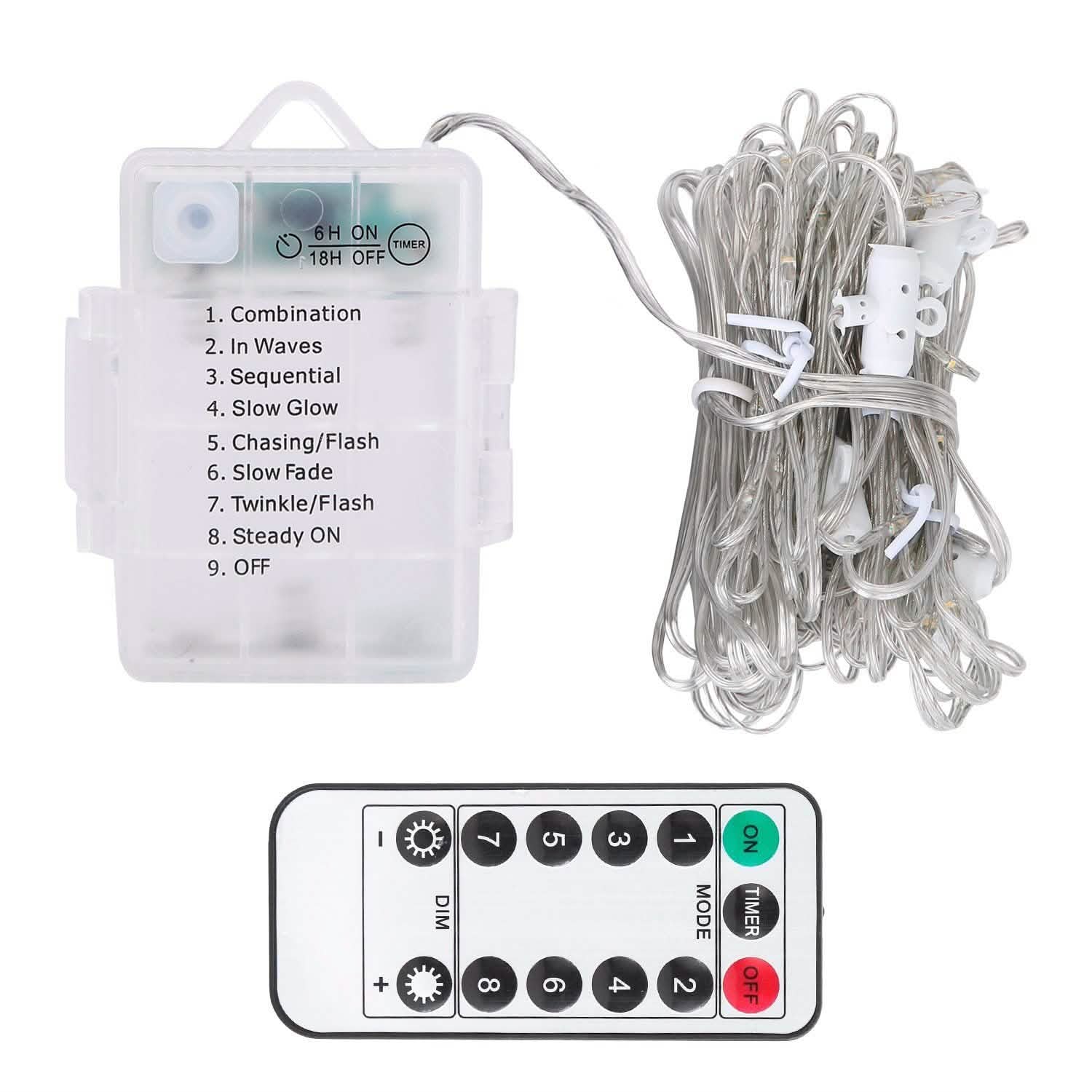 Patio Umbrella Lights 8 Lighting Mode with Remote Control Garden & Patio - Tophatter Daily Deals