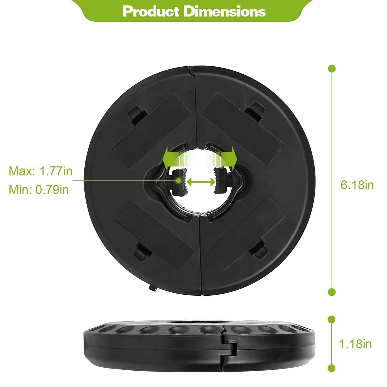 Patio Umbrella Lights LEDS Cordless Outdoor Lighting - Tophatter Daily Deals