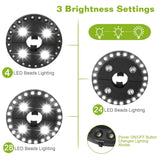 Patio Umbrella Lights LEDS Cordless Outdoor Lighting - Tophatter Daily Deals