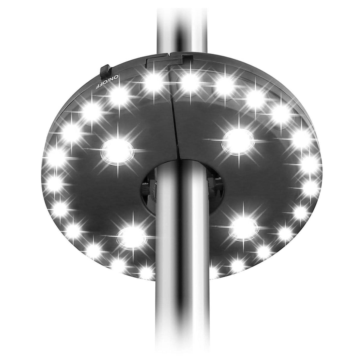 Patio Umbrella Lights LEDS Cordless Outdoor Lighting - Tophatter Daily Deals