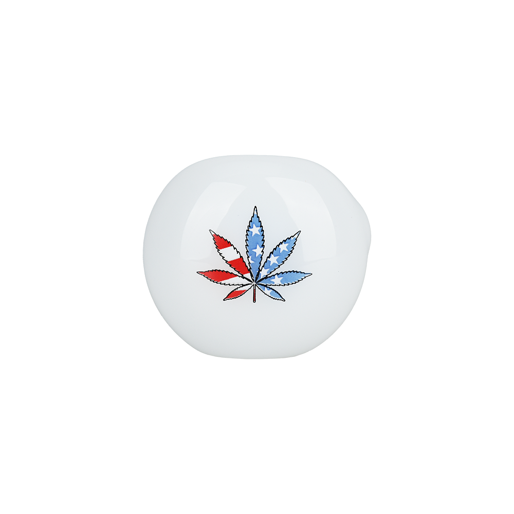 Patriotic Leaf Glow Spoon Pipe Spoon Pipes - Tophatter Daily Deals