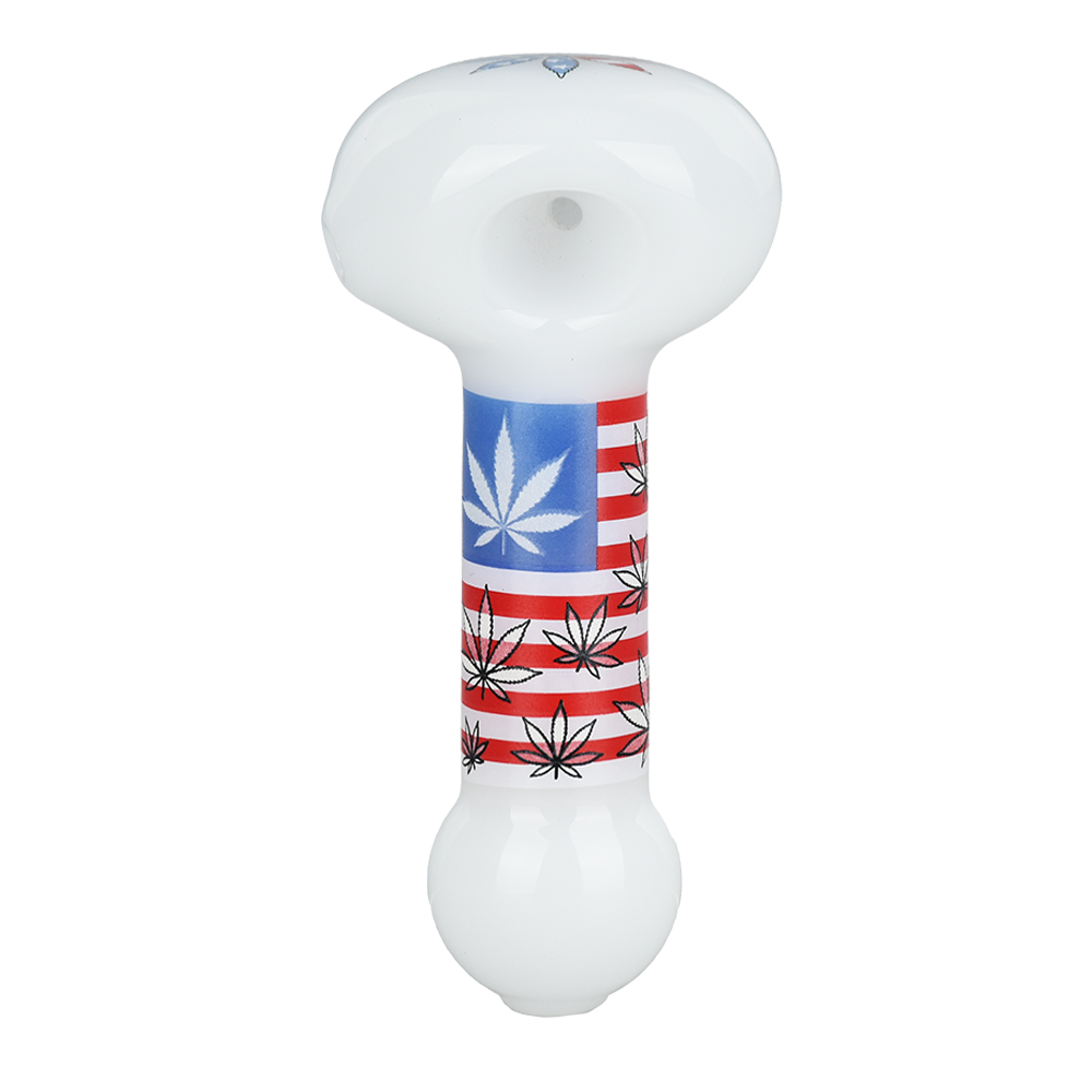 Patriotic Leaf Glow Spoon Pipe Spoon Pipes - Tophatter Daily Deals