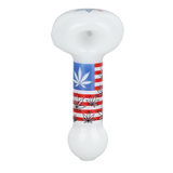 Patriotic Leaf Glow Spoon Pipe Spoon Pipes - Tophatter Daily Deals