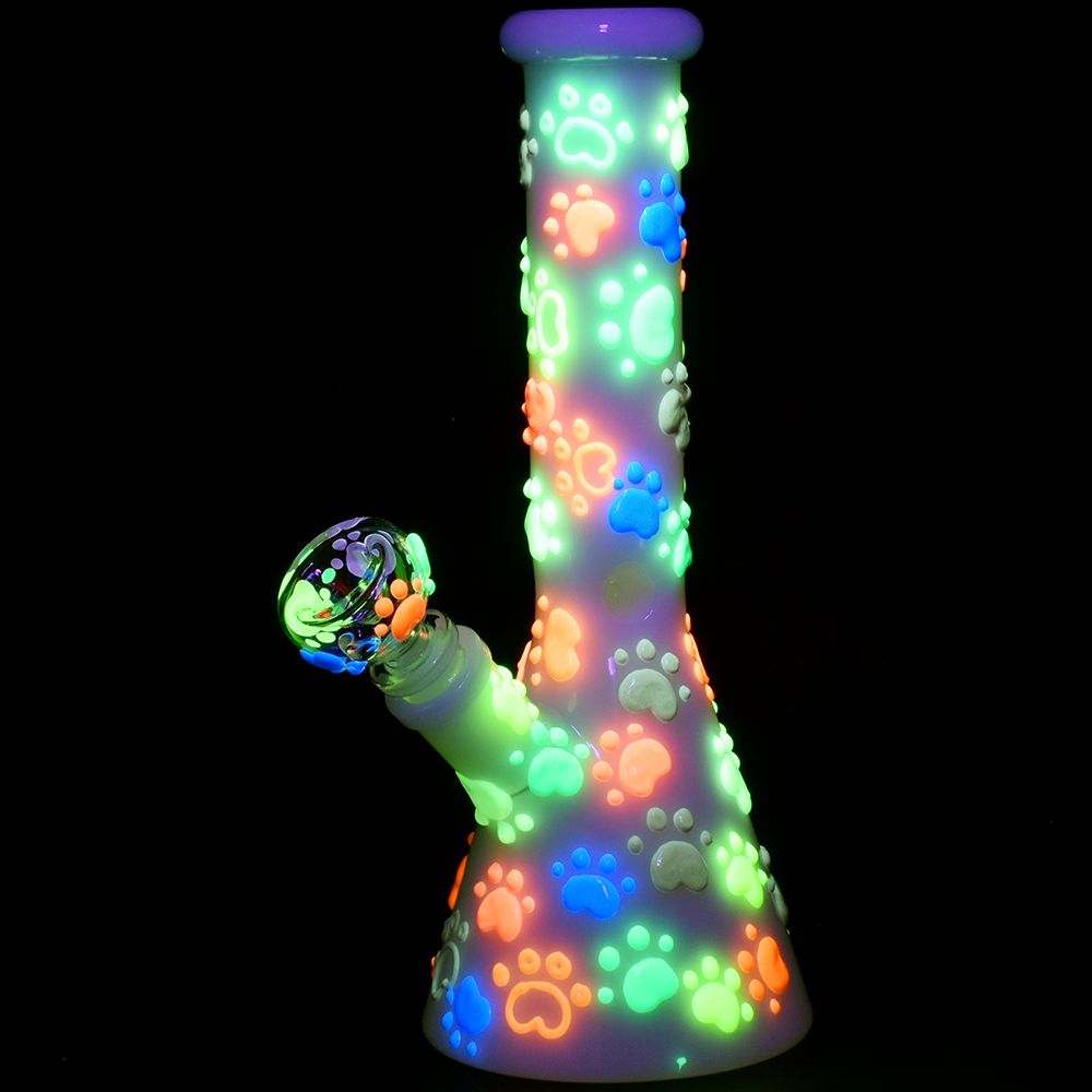 Paws for the Cause Glow Beaker Bong Bongs - Tophatter Daily Deals
