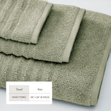 Luxury Combed Cotton Bath Towel Set - Karina Collection Bath - Tophatter Daily Deals