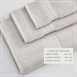 Cotton Terry Bath Towel Set - Cooper Collection Bath - Tophatter Daily Deals
