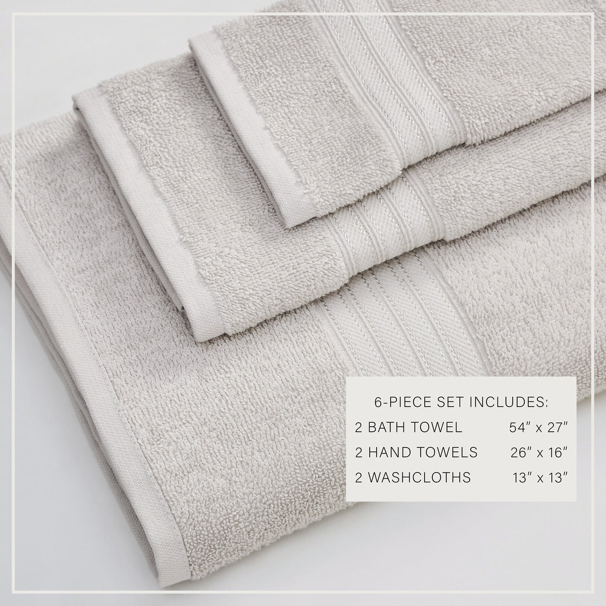 Cotton Terry Bath Towel Set - Cooper Collection Bath - Tophatter Daily Deals