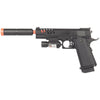 Airsoft Spring M1911 Pistol with Mock Extension and Laser - Tophatter's Army Products & Self Defense Collectible Weapons - Tophatter Daily Deals