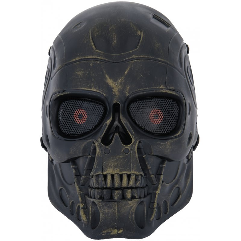 Terminator Full Face Airsoft Mesh Mask - Ancient Bronze - TOPHATTER'S ARMORY DEALS Collectible Weapons - Tophatter Daily Deals