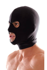 Pipedream - Fetish Fantasy - Spandex 3 Hole Hood - Black BDSM - Tophatter Daily Deals