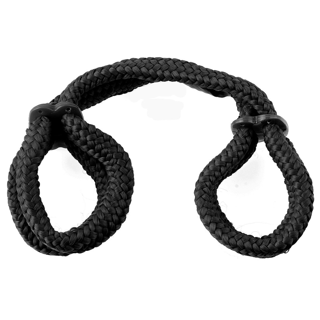 Fetish Fantasy Silk Rope Love Cuffs in Black Bondage - Tophatter Daily Deals