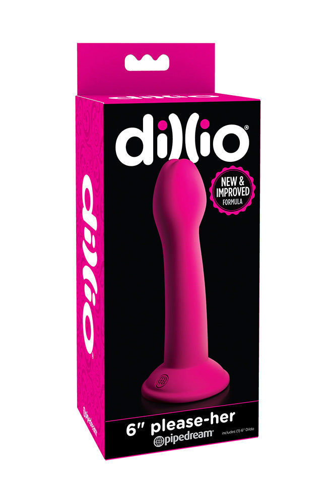 Pipedream - Dillio - 6 Inch Please-Her - Pink Sex Toy - Tophatter Daily Deals