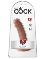 Pipedream - King Cock - Ultra Realistic Dildo - 6 inch - Tan Sex Toy - Tophatter Daily Deals