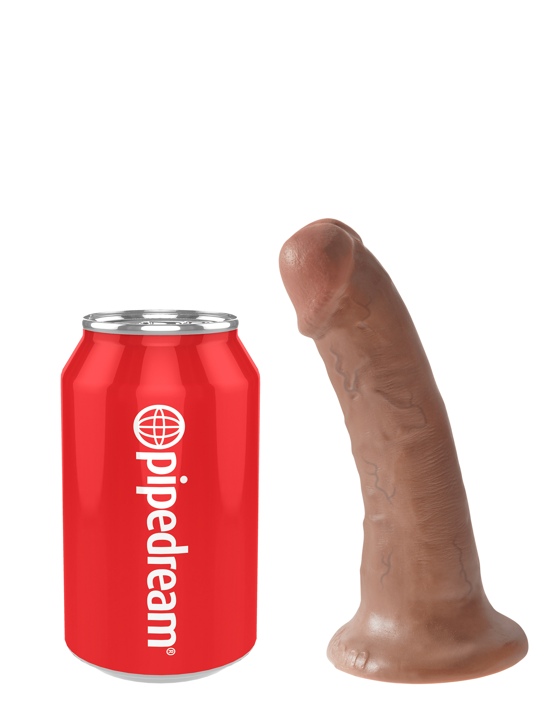 Pipedream - King Cock - Ultra Realistic Dildo - 6 inch - Tan Sex Toy - Tophatter Daily Deals