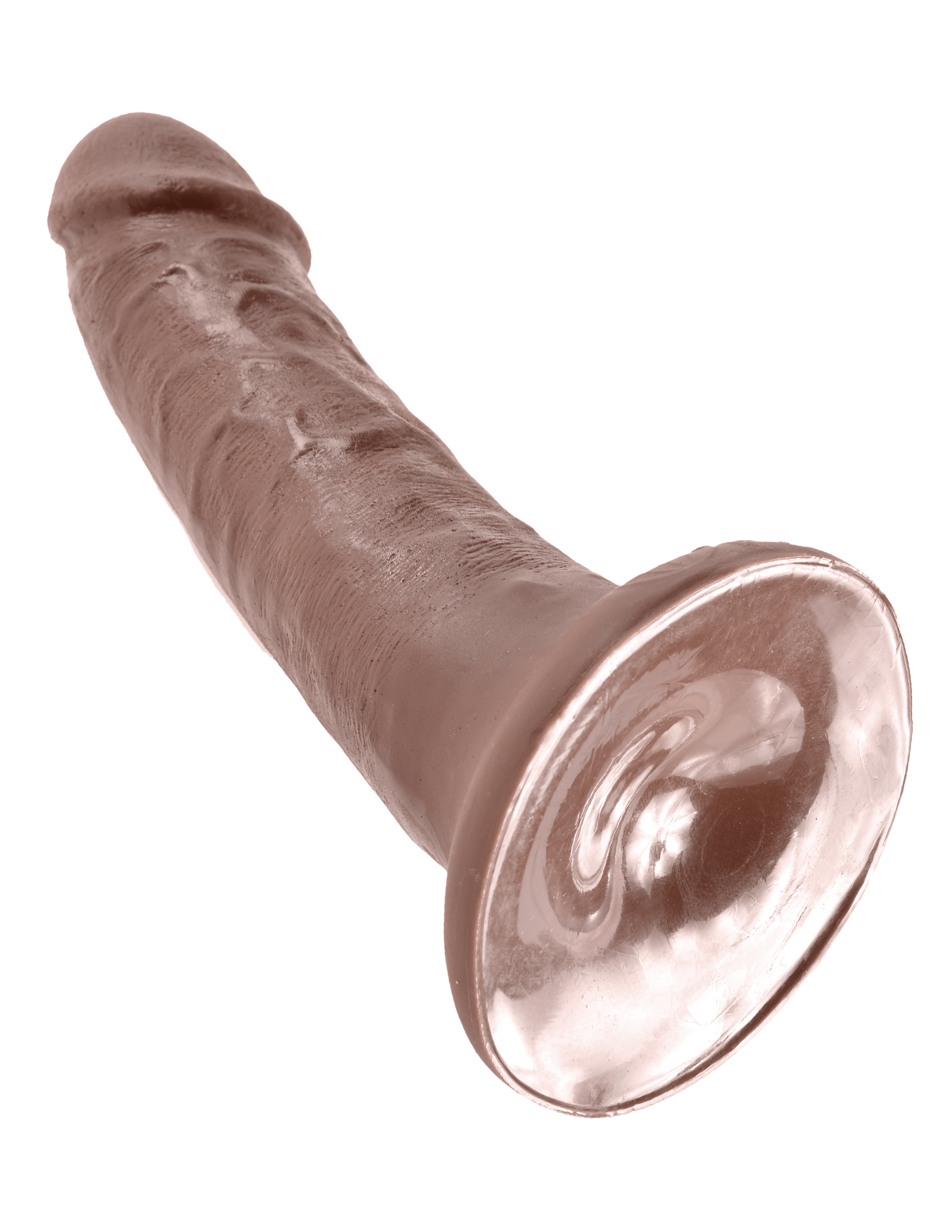 Pipedream - King Cock - Ultra Realistic Dildo - 6 inch - Brown Sex Toy - Tophatter Daily Deals