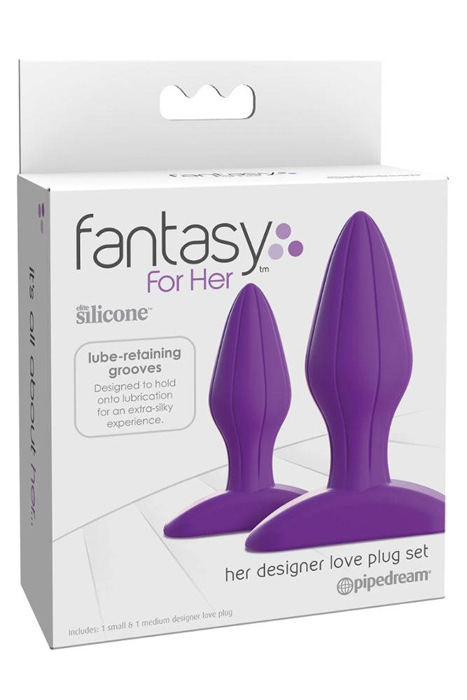 Pipedream - Fantasy For Her - Her Designer Love Butt Plug Set Sex Toy - Tophatter Daily Deals