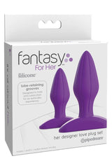 Pipedream - Fantasy For Her - Her Designer Love Butt Plug Set Sex Toy - Tophatter Daily Deals
