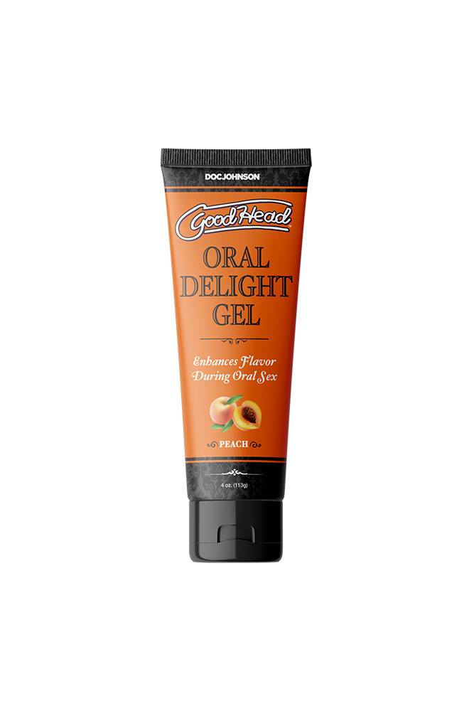 Doc Johnson - GoodHead - Oral Delight Gel - Peach - 4 oz Liquid - Tophatter Daily Deals