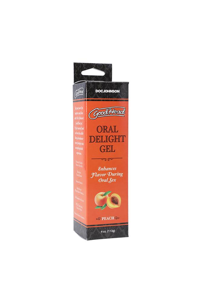 Doc Johnson - GoodHead - Oral Delight Gel - Peach - 4 oz Liquid - Tophatter Daily Deals