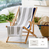 Striped Cabana Beach Towel - Edgartown Collection Bath - Tophatter Daily Deals