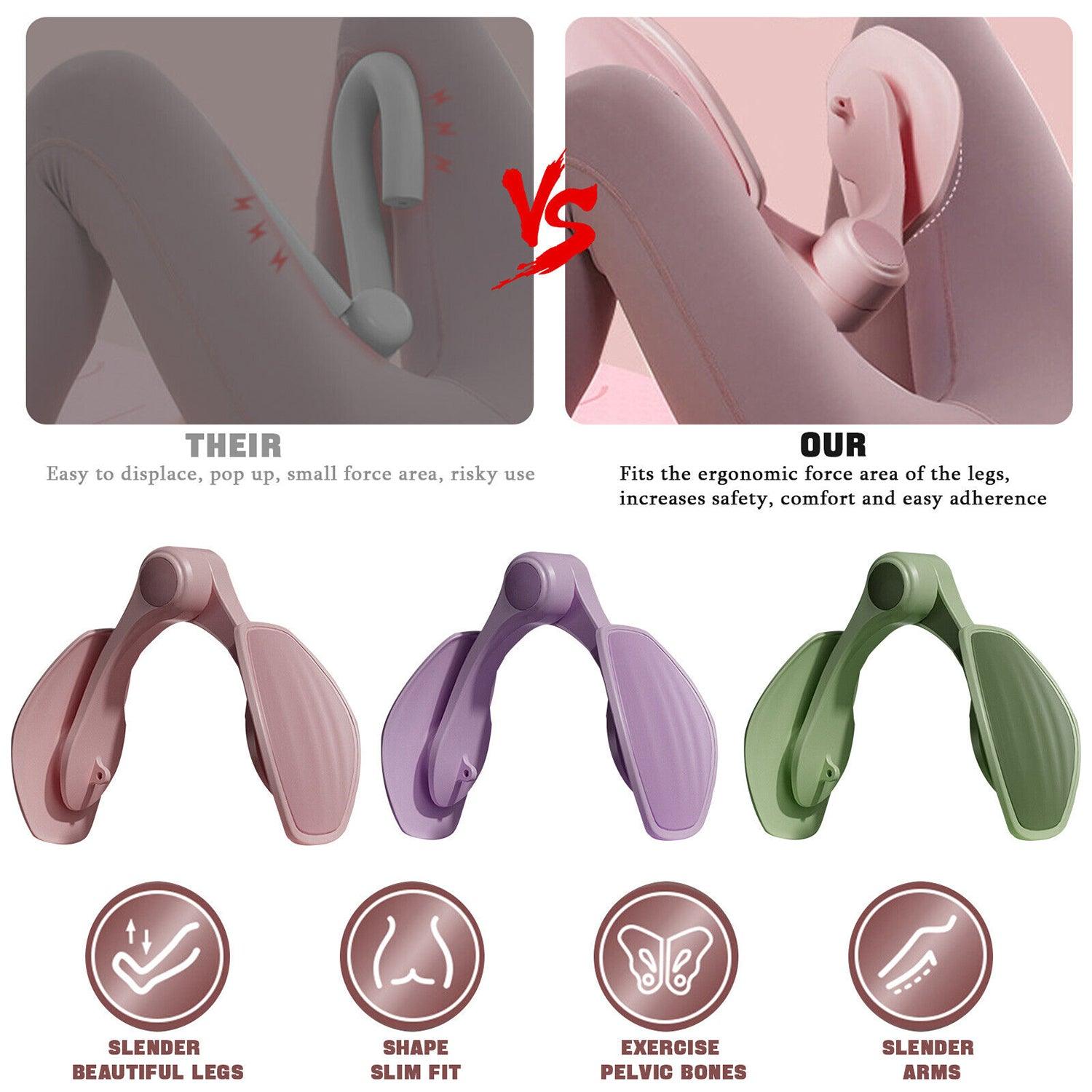 Pelvic Muscle Trainer - Adjustable Inner Thigh Kegel Exerciser Pelvic Floor Muscle Butt Leg Hip Trainer Yoga - Tophatter Daily Deals