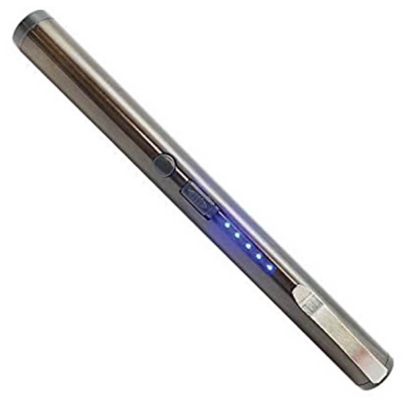 Small Pen Sized 7 Inches Rechargeable Stun Gun Black - Tophatter's Army Products & Self Defense Collectible Weapons - Tophatter Daily Deals