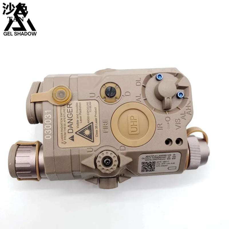 PEQ-15 Laser Nylon Battery Box Red and Green Laser SAND 18650*1+Charger - Tophatter Daily Deals