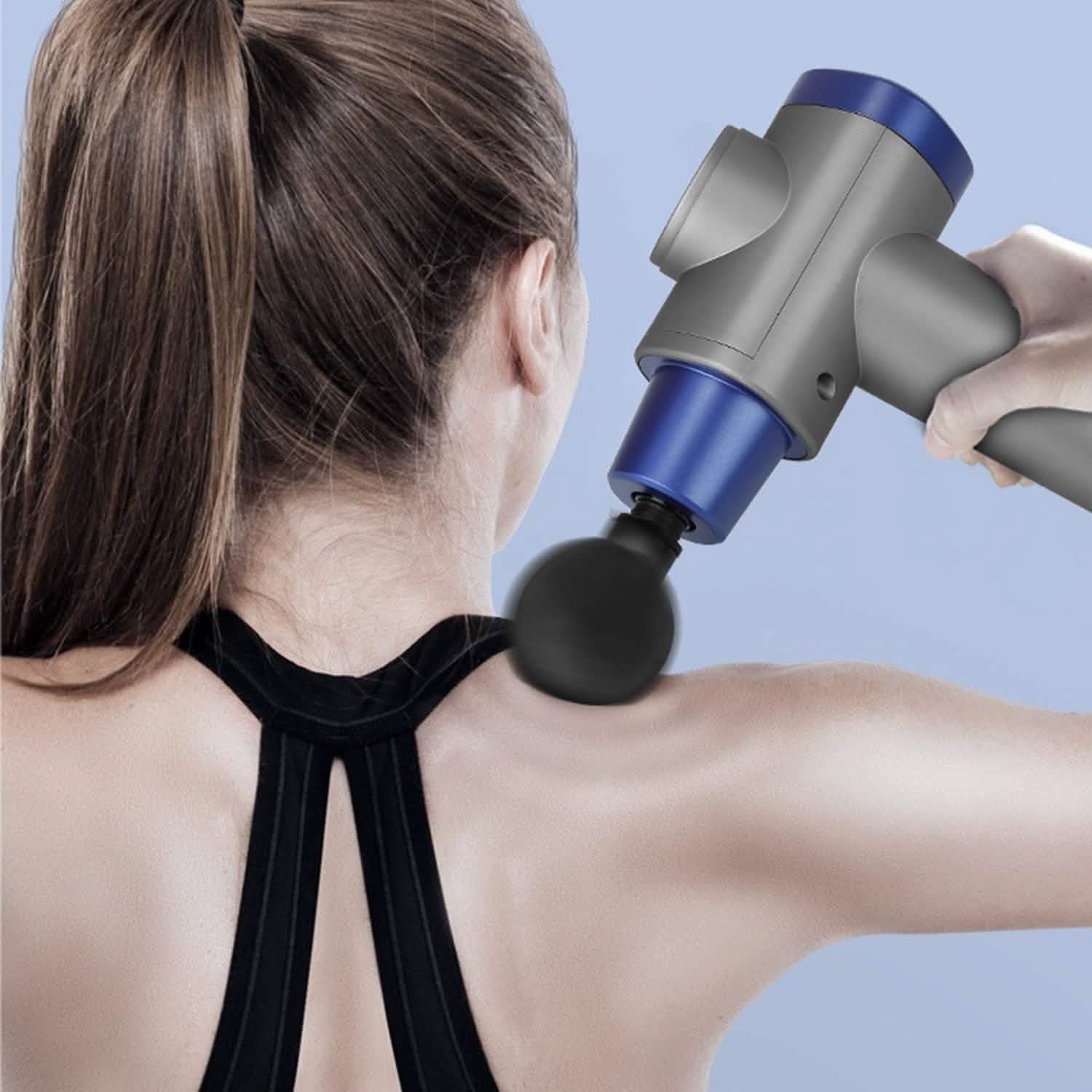 Percussion Digital Display Rechargeable Deep Tissue Vibration Massage Gun Health & Wellness - Tophatter Daily Deals