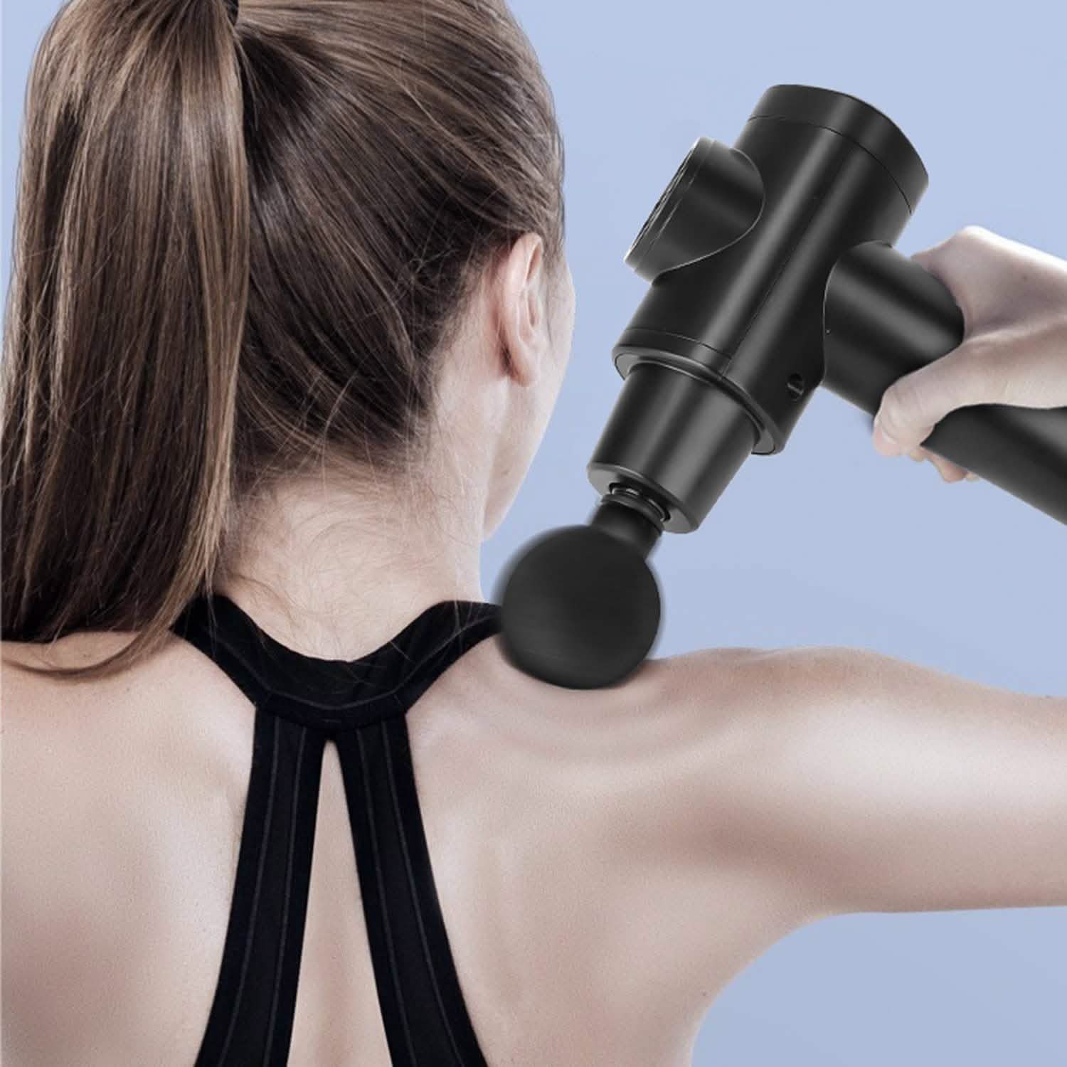 Percussion Digital Display Rechargeable Deep Tissue Vibration Massage Gun Health & Wellness - Tophatter Daily Deals