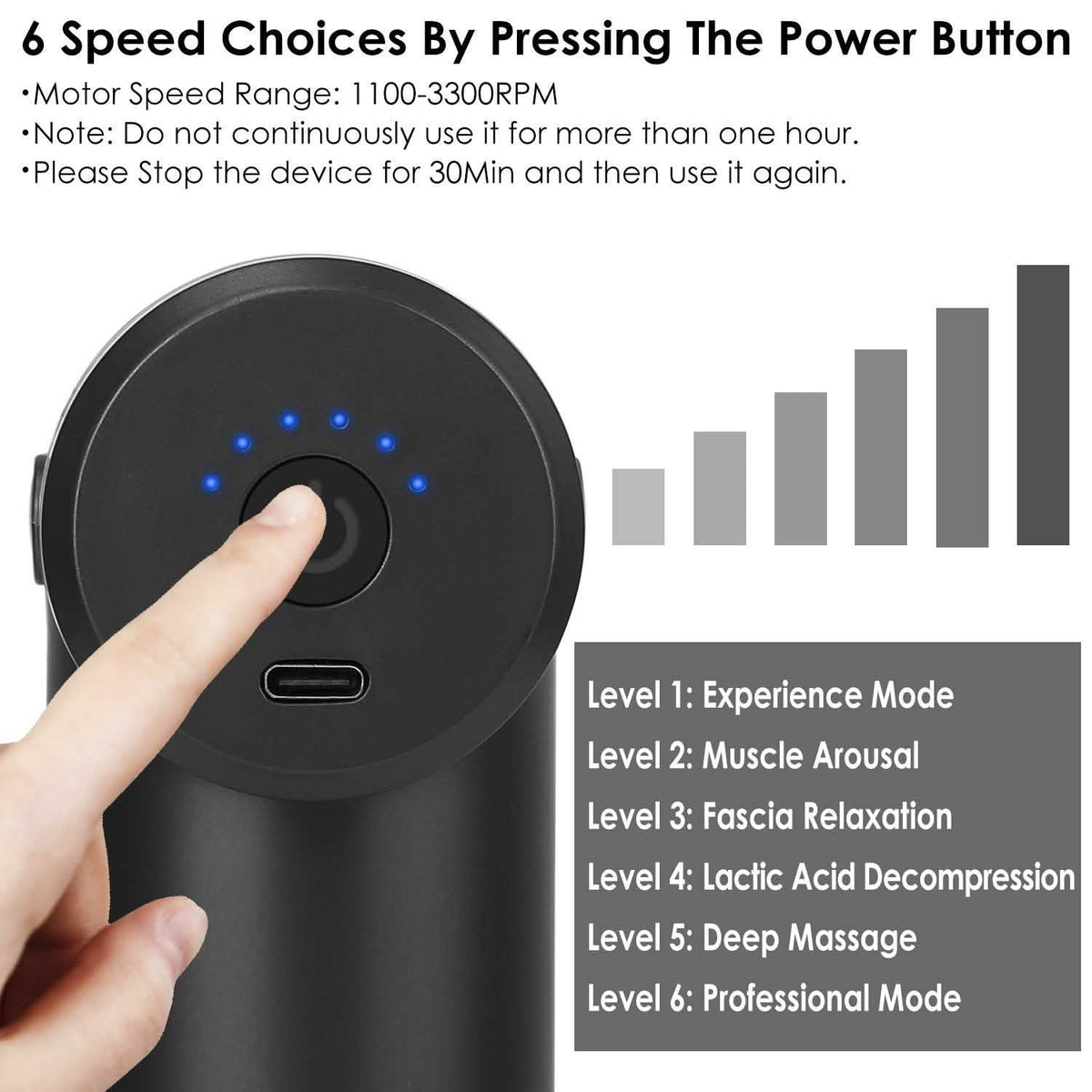 Percussion Rechargeable Massage Gun Health & Wellness - Tophatter Daily Deals