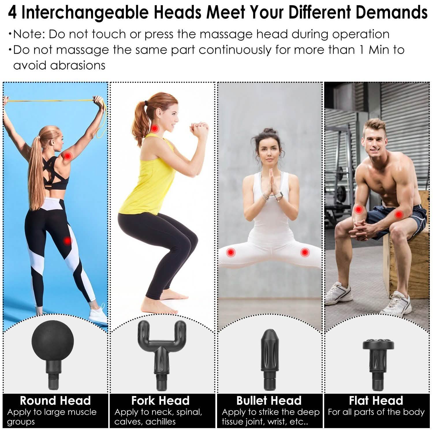 Percussion Rechargeable Massage Gun Health & Wellness - Tophatter Daily Deals