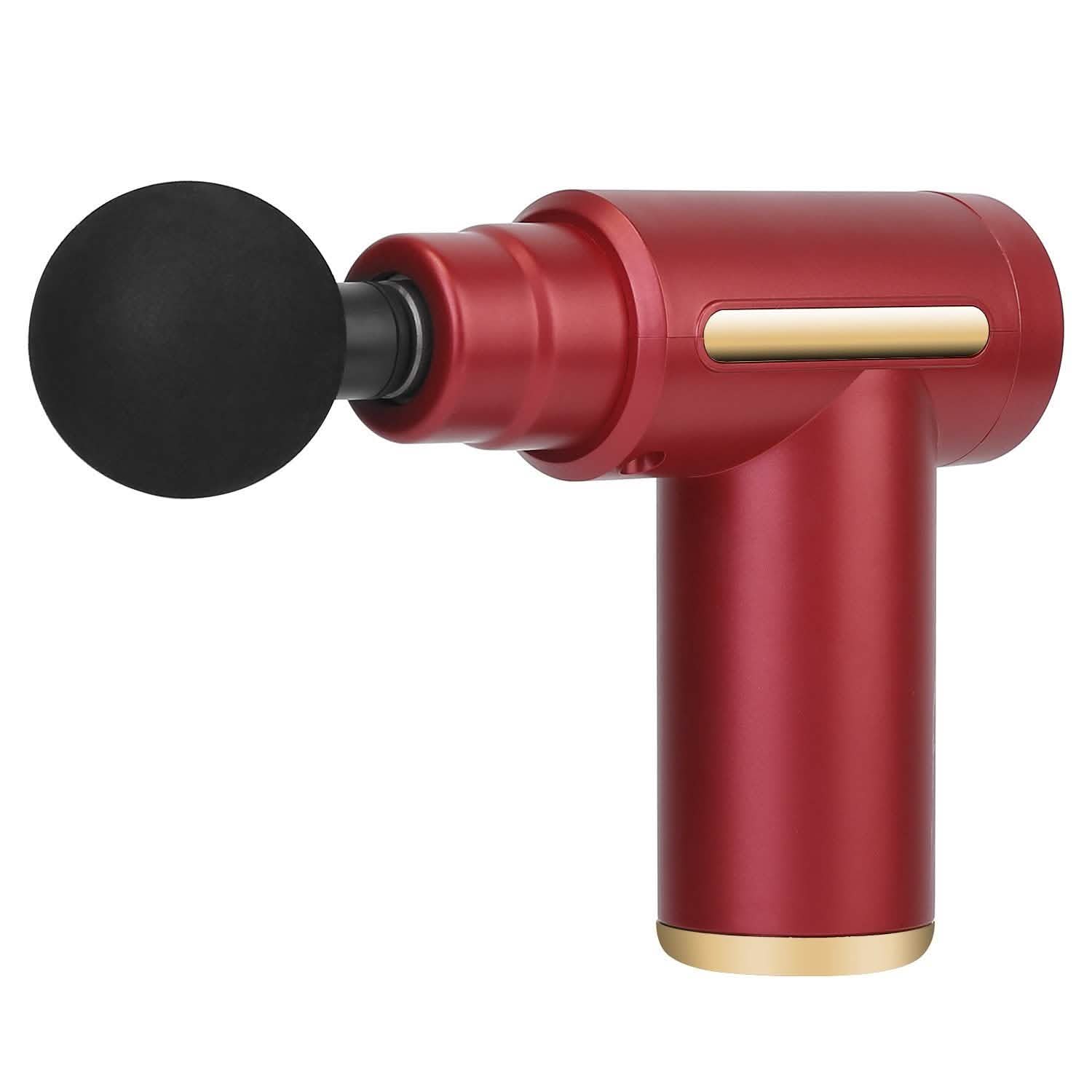 Percussion Rechargeable Massage Gun Red Health & Wellness - Tophatter Daily Deals