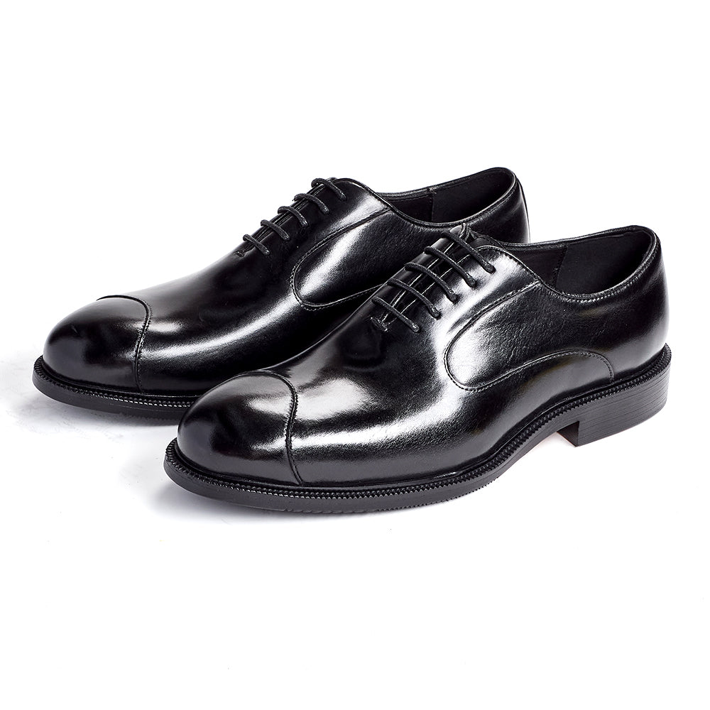 Perfect Men's Oxford Dress Shoes for Every Occasion Black Leather Shoes - Tophatter Daily Deals