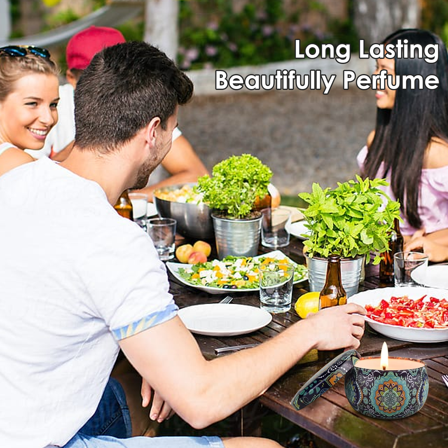 Scented Candles Jar - 12 Pcs Soy Wax Jar Aromatherapy Candles Household - Tophatter Daily Deals