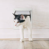 Pet 4 Way Locking Quiet Flap Door Pet Supplies - Tophatter Daily Deals