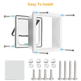 Pet 4 Way Locking Quiet Flap Door Pet Supplies - Tophatter Daily Deals