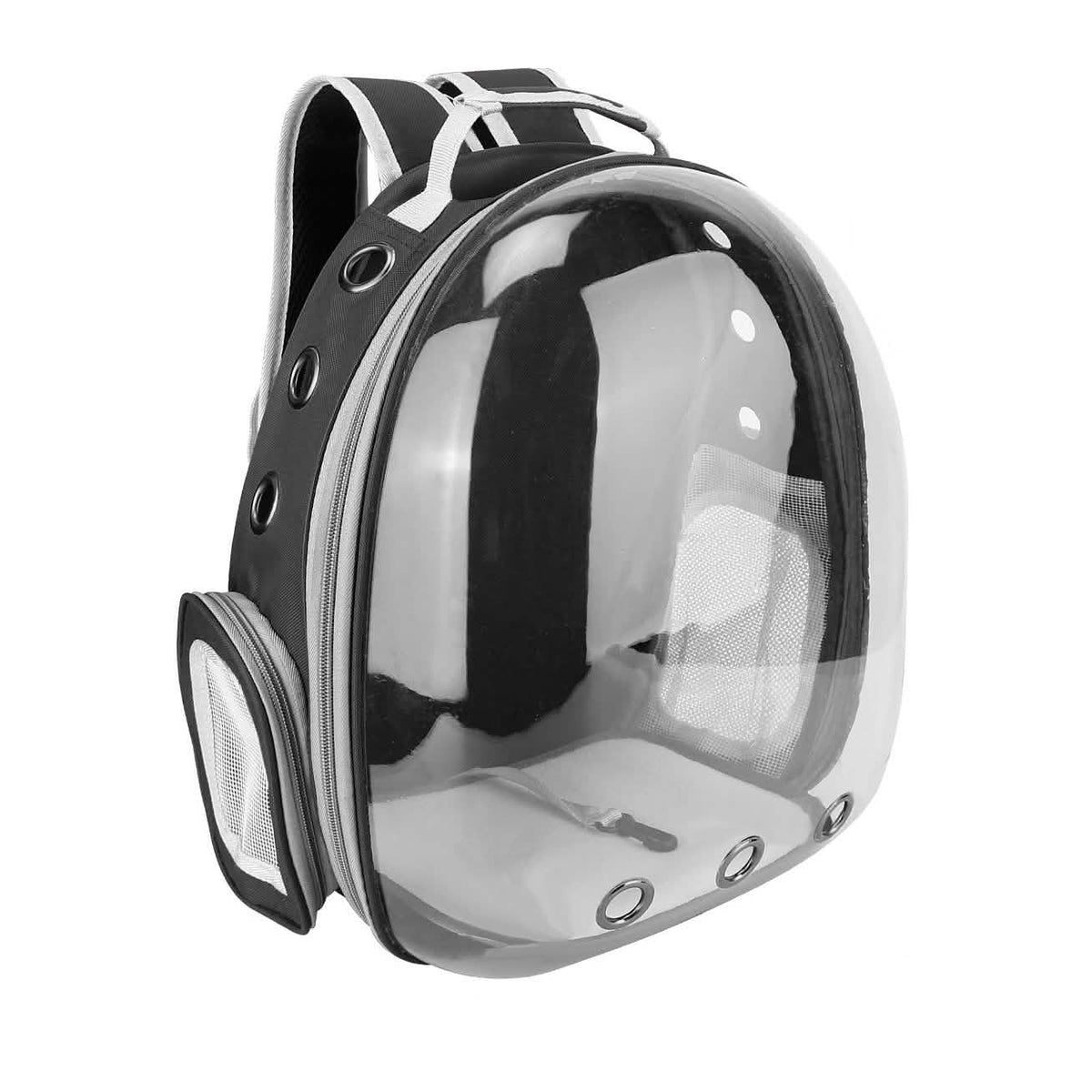 Pet Carrier Ventilate Backpack Black Pet Supplies - Tophatter Daily Deals