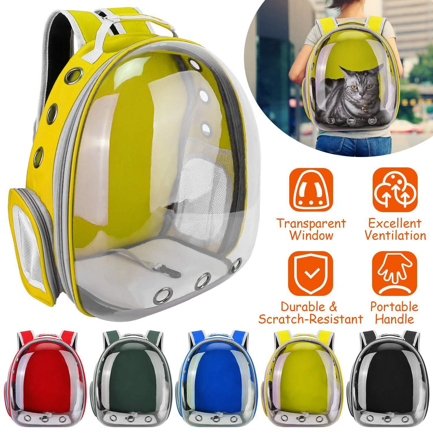 Pet Carrier Ventilate Backpack Pet Supplies - Tophatter Daily Deals