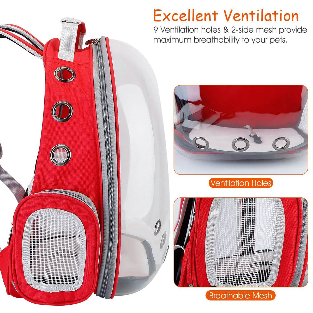 Pet Carrier Ventilate Backpack Pet Supplies - Tophatter Daily Deals